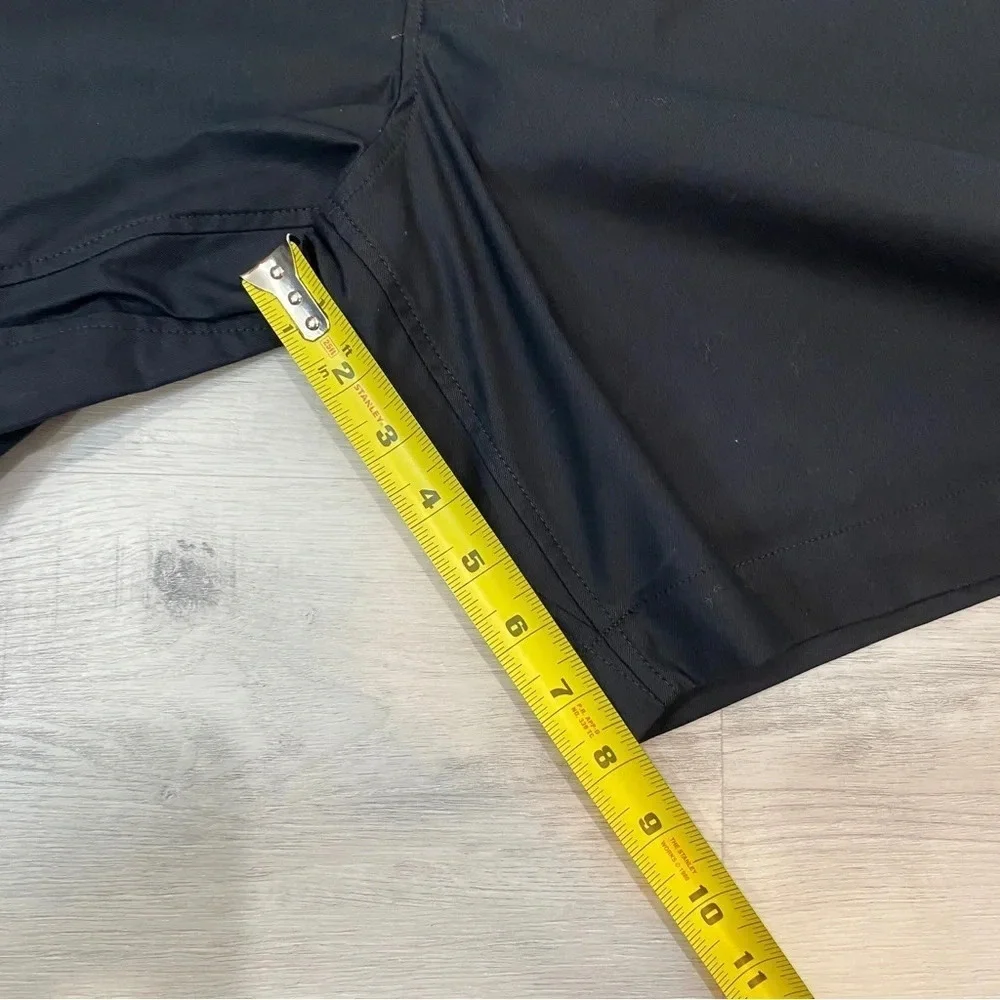 Kit Ace Mens NWT Navigator Essential Shorts Size 34 8in Inseam Black - Slim Fit